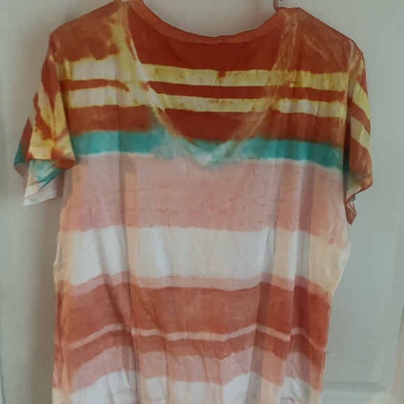 ma ch V-Neck Tee. Hand dyed in New York! - Picture 3 of 5
